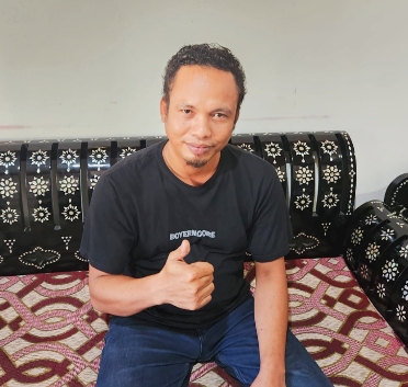 
 Sekertaris PAC Gerindra Praya Tengah, Musabbihan.
